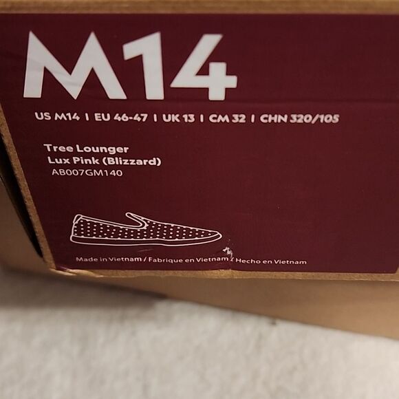 Allbirds men's Tree 🌳 😍 Lounger Lux Pink Blizzard NIB - Picture 9 of 9